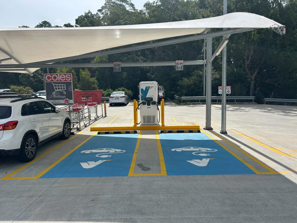 Coles Buderim (shaded parking)